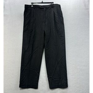 Enzo Mantovani x Zignone Pants Mens 40 x 30 Wool Cashmere Pleated Trousers Italy